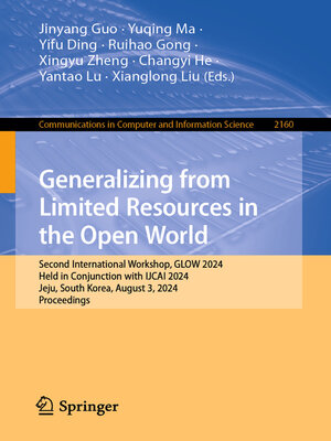 cover image of Generalizing from Limited Resources in the Open World